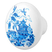 Blue Willow China Design Ceramic Cabinet Knob v2 Keramische Knop (Rechts)