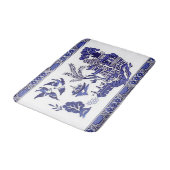 Blue Willow China Design Kitchen Rug Bath Mat (Gekanteld)