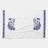Blue Willow China Design Kitchen Towel Theedoek (Horizontaal)