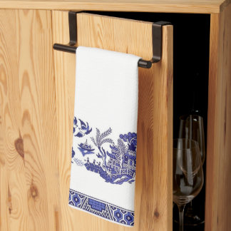 Blue Willow China Design Kitchen Towel Theedoek