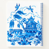 Blue Willow China Design Sketchbook notebook Notitieboek (Achterkant)