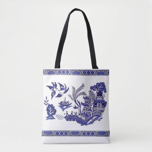 Blue Willow China Design Tote Bag (Voorkant)