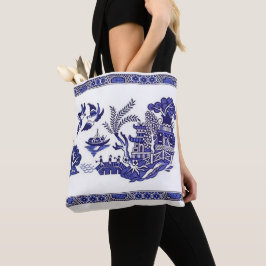 Blue Willow China Design Tote Bag
