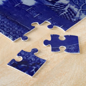 Blue Willow China Puzzle Small Legpuzzel (Zijkant)