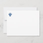 Blue Willow Chinoiserie Ginger Jars Bedankkaart (Achterkant)