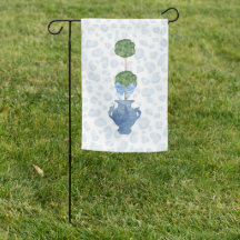 Blue Willow Chinoiserie Topiary Ginger Jars