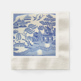 Blue Willow Cocktail servetten zullen je trots mak