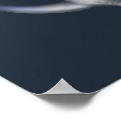 Blue Willow Dachshund Poster (Hoek)