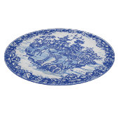 Blue Willow Deer Herd Antiek Pagoda Phoenix Cutti Snijplank (Hoek)