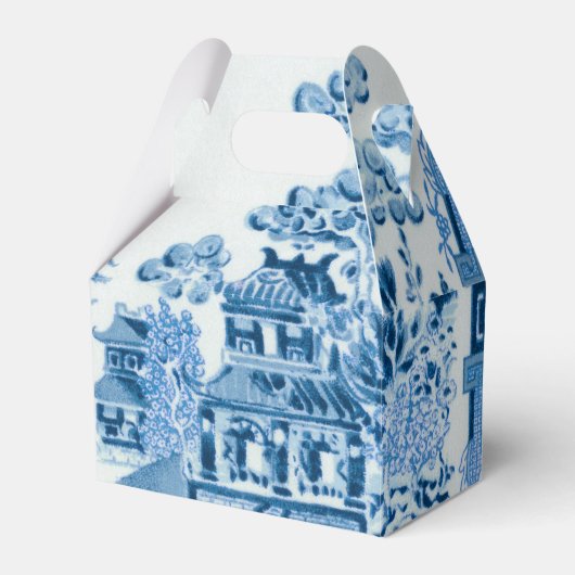  Blue Willow Favoriet Box Bedankdoosjes (Voorkant Zijde)