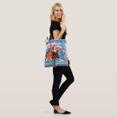 Blue Willow Greetings Canvas tas (Op model)
