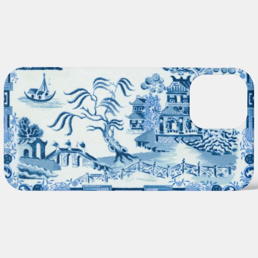  Blue Willow iPhone Case (Achterkant / Rechts)