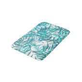 Blue Willow Leaves Bath Mat (Gekanteld)