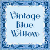  Blue Willow Note Kaart