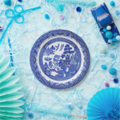 Blue Willow Pattern Paper Bord (Feest)