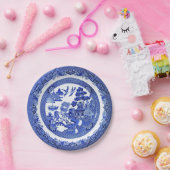 Blue Willow Pattern Paper Bord (Feest)
