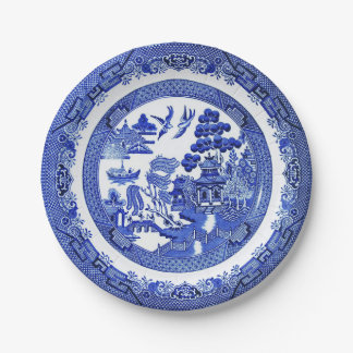 Blue Willow Pattern Paper Bord