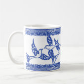 Blue Willow Phoenix Bird Blue & White Chinoiserie Koffiemok (Links)
