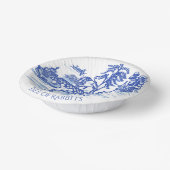 Blue Willow Rabbit Classic Whimsical-papier Papieren Kommen (Gebogen)