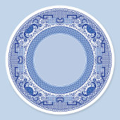 Blue Willow Stickers