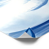 Blue Willow Swans Lake Scene Poster (Hoek)