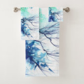 Blue Willow Towel Set  Bad Handdoek (Insitu)