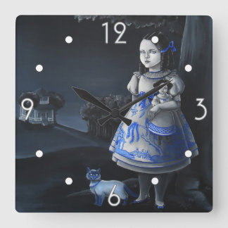 Blue Willow Wall klok