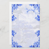 "Blue Willow World" 15 ~ Elegant Stationery Briefpapier (Voorkant / Achterkant)