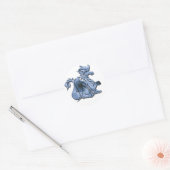Blue Winged Dragon Sticker (Envelop)