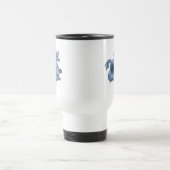 Blue Winged Dragon Travel Mug Reisbeker (Center)