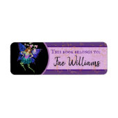 Blue Winged Pixie Book Label (Voorkant)