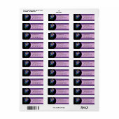 Blue Winged Pixie Etiket (Full Sheet)