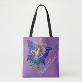 Blue Winged Pixie Tote Bag (Voorkant)