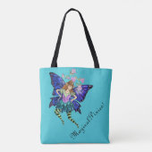 Blue Winged Pixie Tote Bag (Achterkant)