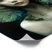 Blue Wings Fairy Fae Fantasy Art Poster (Hoek)