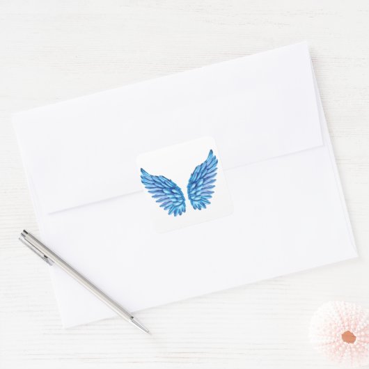 Blue Wings Sticker (Envelop)