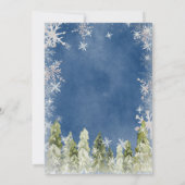 Blue Winter Arctics Nederland Verjaardag Kaart (Achterkant)