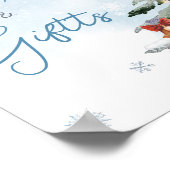 Blue Winter Baby Het is Koud Buiten Boeken en Gesc Poster (Hoek)