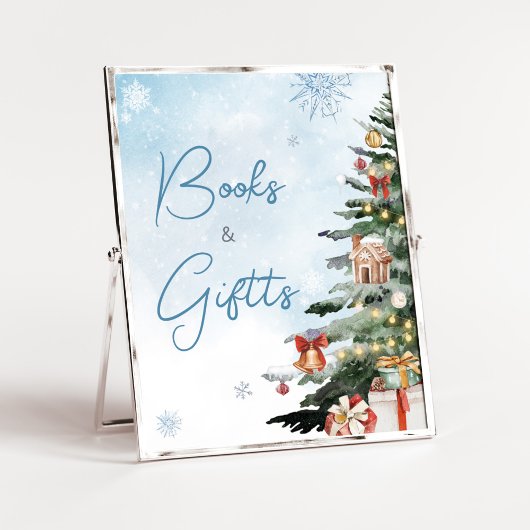 Blue Winter Baby Het is Koud Buiten Boeken en Gesc Poster