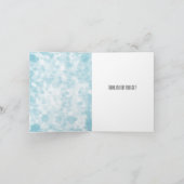 Blue Winter Bokeh bedankt (Binnen)