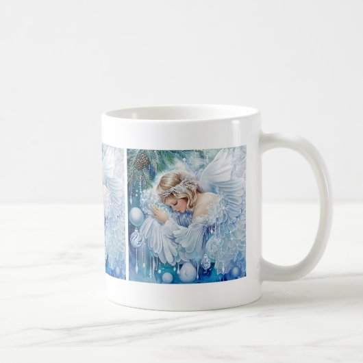 Blue Winter Coffee Mok (Rechts)