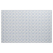 Blue Winter  Flower Pattern Stof (Yard (91,4 cm))