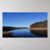 Blue Winter Lake Ouachita Arkansas Poster (Voorkant)