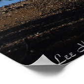 Blue Winter Lake Ouachita Arkansas Poster (Hoek)