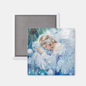 Blue Winter Magnet (Voorkant / Achterkant)