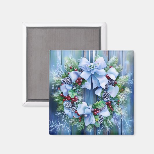 Blue Winter Magnet (Voorkant / Achterkant)