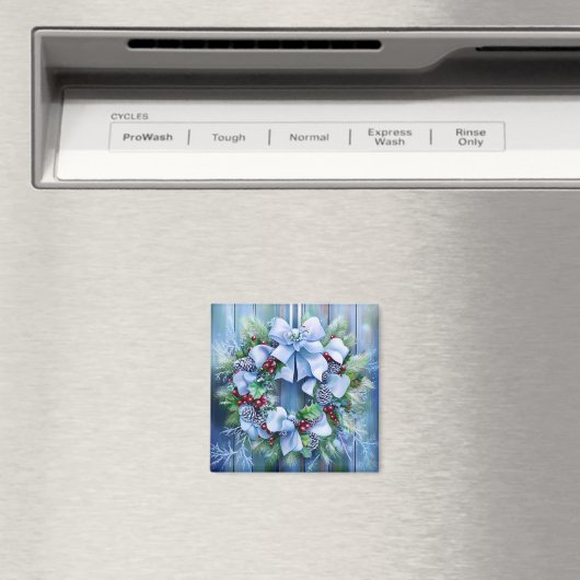 Blue Winter Magnet (Insitu (Vaatwasser))