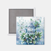 Blue Winter Magnet (Voorkant / Achterkant)