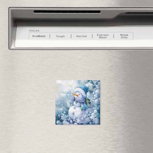 Blue Winter Magnet (Insitu (Vaatwasser))