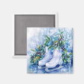 Blue Winter Magnet (Voorkant / Achterkant)